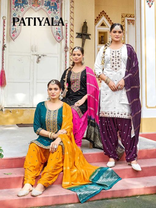 Patiyala Silk Readymade Suit Catalog 8 Pcs - Image 2