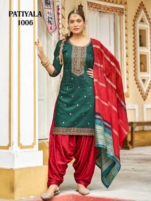 Patiyala Silk Readymade Suit Catalog 8 Pcs - Image 16