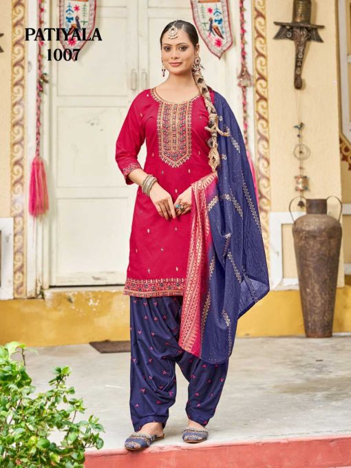 Patiyala Silk Readymade Suit Catalog 8 Pcs - Image 18