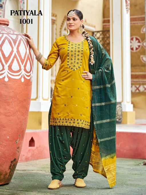 Patiyala Silk Readymade Suit Catalog 8 Pcs - Image 3