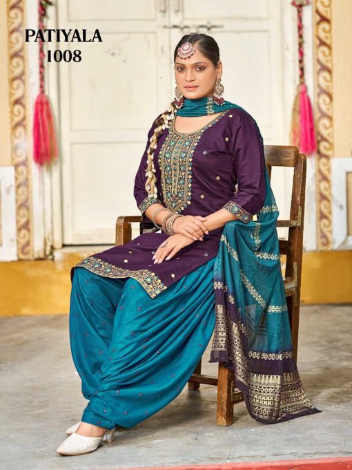 Patiyala Silk Readymade Suit Catalog 8 Pcs - Image 22
