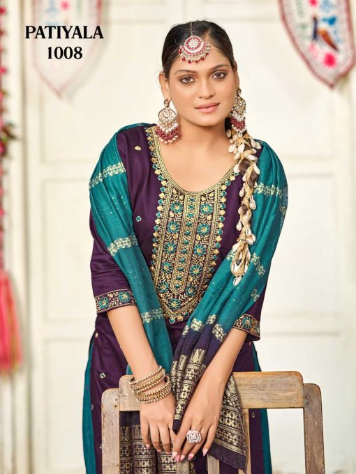 Patiyala Silk Readymade Suit Catalog 8 Pcs - Image 23