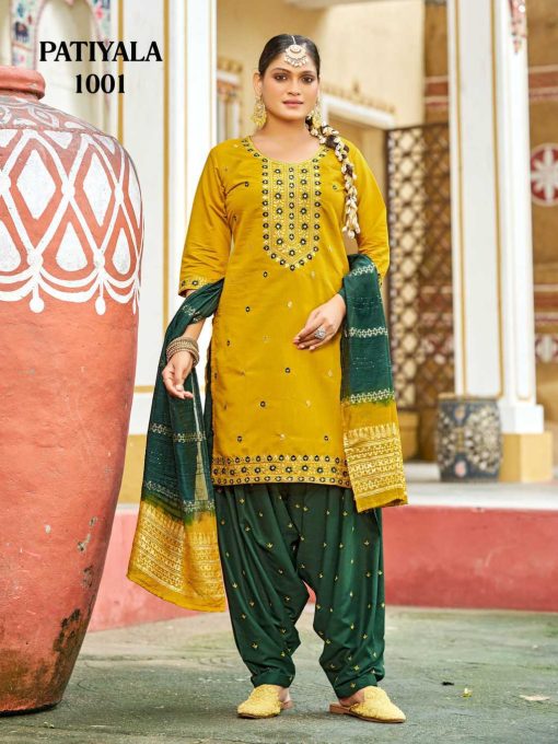 Patiyala Silk Readymade Suit Catalog 8 Pcs - Image 4