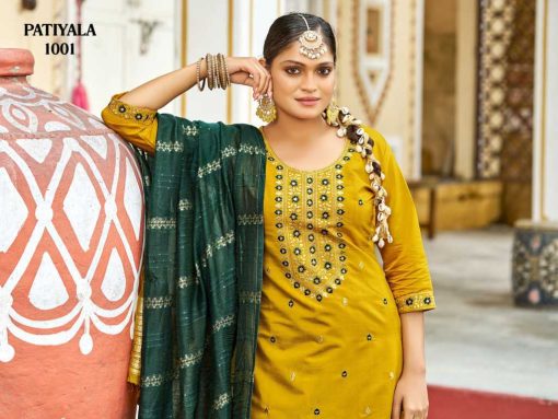 Patiyala Silk Readymade Suit Catalog 8 Pcs - Image 5