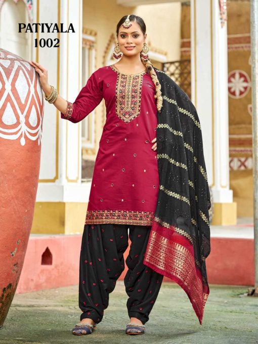 Patiyala Silk Readymade Suit Catalog 8 Pcs - Image 6