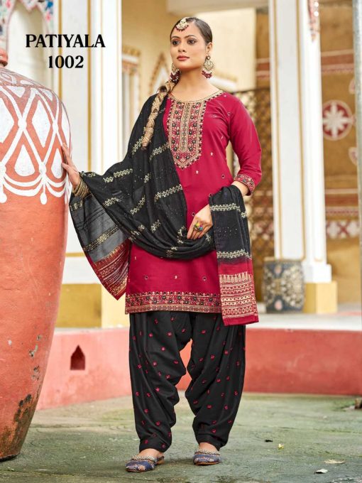 Patiyala Silk Readymade Suit Catalog 8 Pcs - Image 7