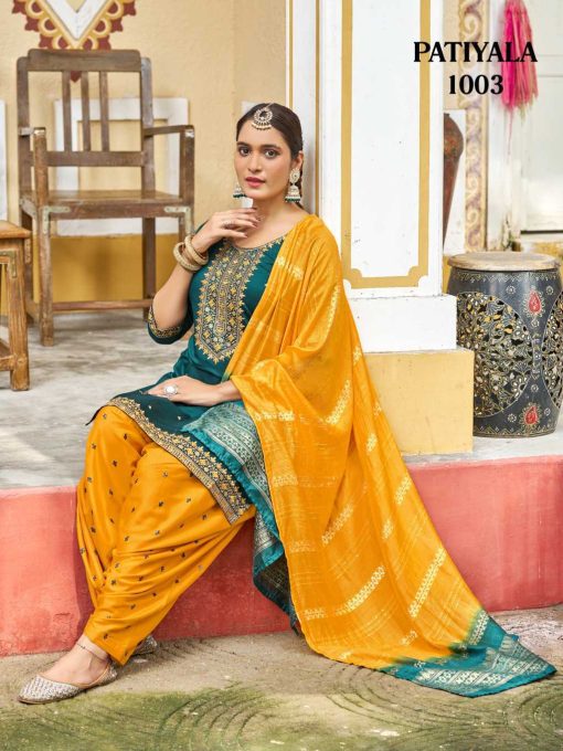 Patiyala Silk Readymade Suit Catalog 8 Pcs - Image 10
