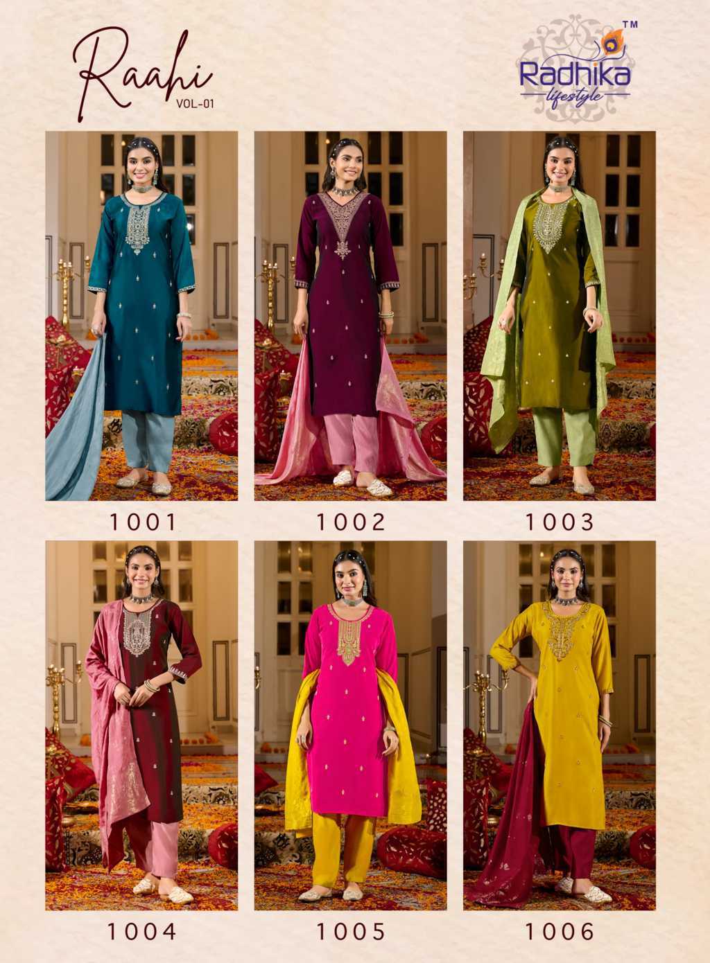 Radhika Raahi Vol 1 Kurti with Dupatta Bottom Silk Catalog 6 Pcs (10) Radhika Raahi Vol 1 Kurti with Dupatta Bottom Silk Catalog 6 Pcs - Image 11