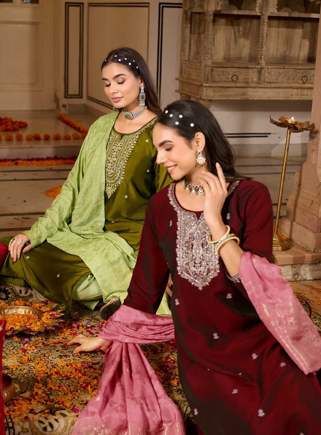 Radhika Raahi Vol 1 Kurti with Dupatta Bottom Silk Catalog 6 Pcs (2) Radhika Raahi Vol 1 Kurti with Dupatta Bottom Silk Catalog 6 Pcs - Image 3