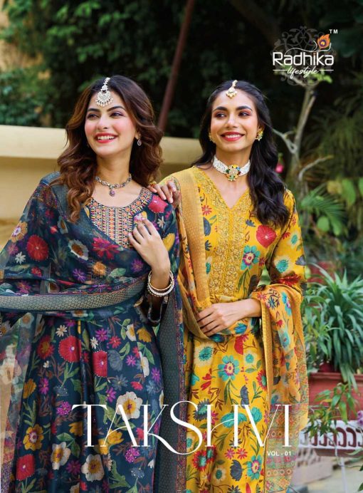 Radhika Takshvi Vol 1 Kurti with Dupatta Bottom Fancy Catalog 6 Pcs - Image 2