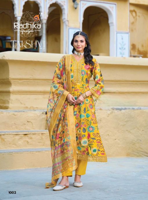 Radhika Takshvi Vol 1 Kurti with Dupatta Bottom Fancy Catalog 6 Pcs - Image 4