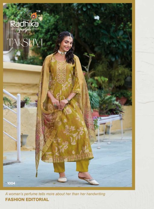 Radhika Takshvi Vol 1 Kurti with Dupatta Bottom Fancy Catalog 6 Pcs - Image 6