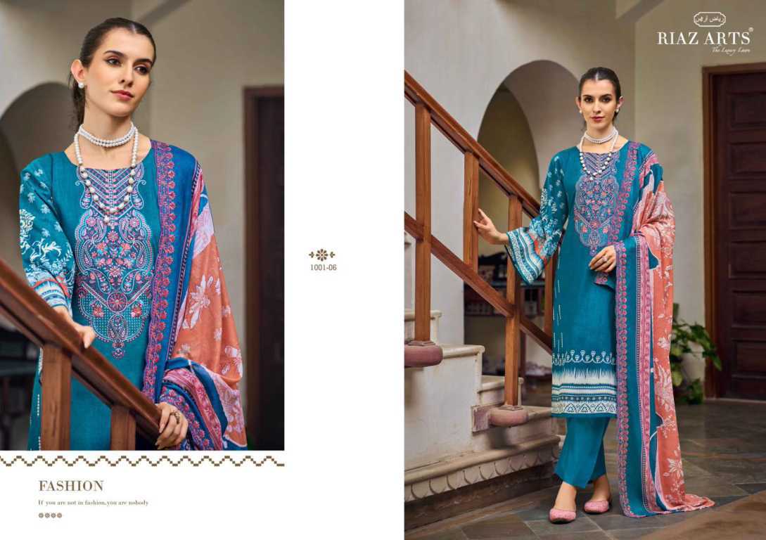 Riaz Arts Bin Saeed Vol 11 by Mumtaz Arts Cotton Salwar Suit Catalog 6 Pcs (3) Riaz Arts Bin Saeed Vol 11 by Mumtaz Arts Cotton Salwar Suit Catalog 6 Pcs - Image 4