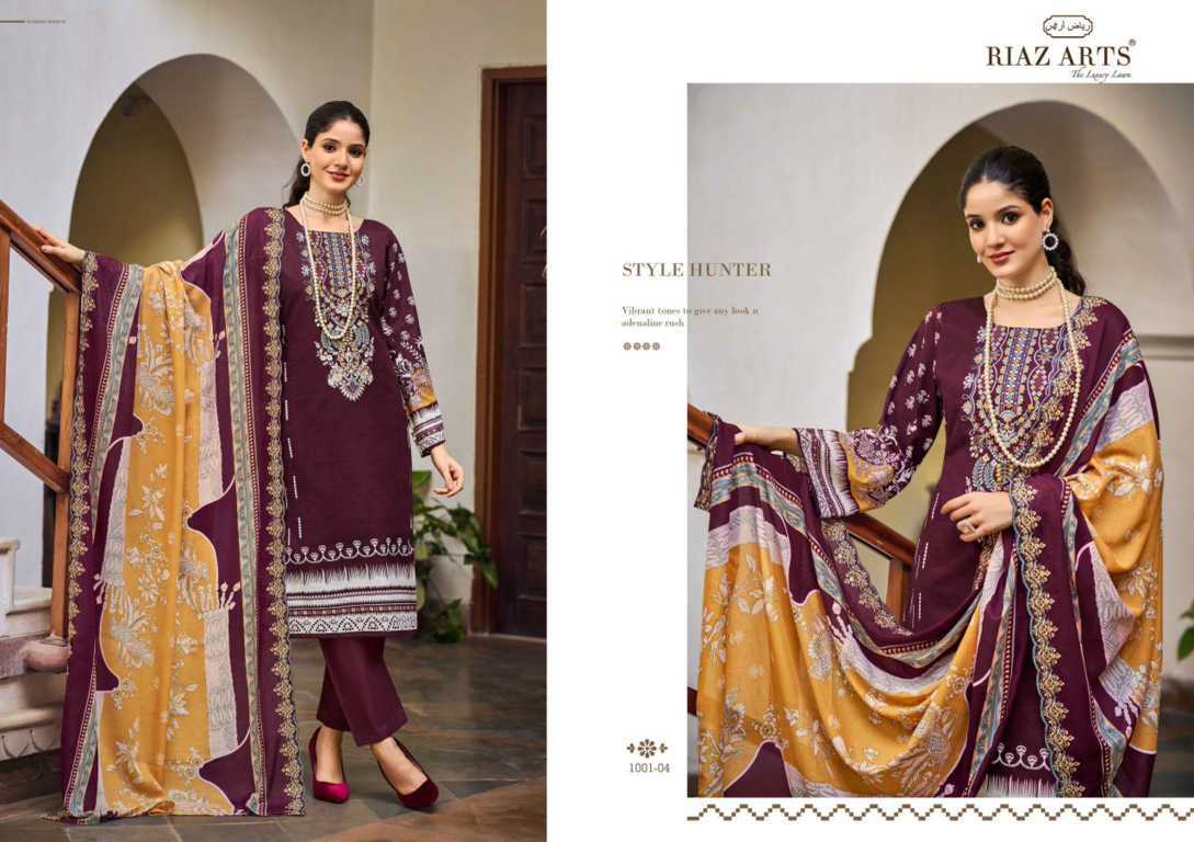 Riaz Arts Bin Saeed Vol 11 by Mumtaz Arts Cotton Salwar Suit Catalog 6 Pcs (4) Riaz Arts Bin Saeed Vol 11 by Mumtaz Arts Cotton Salwar Suit Catalog 6 Pcs - Image 5