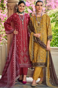 Riaz Arts Chevron Vol 2 by Mumtaz Arts Cotton Salwar Suit Catalog 8 Pcs