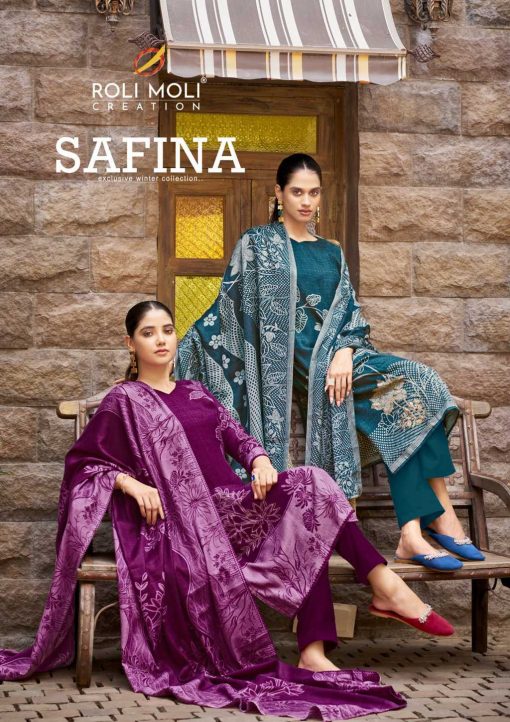 Roli Moli Safina Pashmina Salwar Suit Catalog 8 Pcs - Image 2