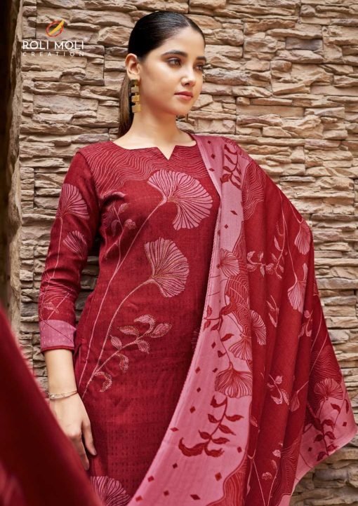 Roli Moli Safina Pashmina Salwar Suit Catalog 8 Pcs - Image 15