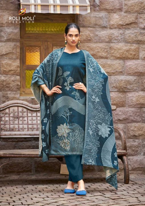 Roli Moli Safina Pashmina Salwar Suit Catalog 8 Pcs - Image 17