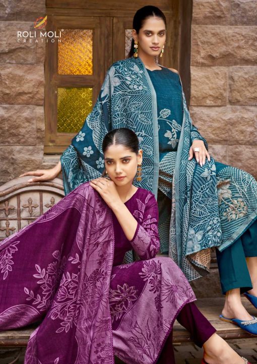 Roli Moli Safina Pashmina Salwar Suit Catalog 8 Pcs - Image 19