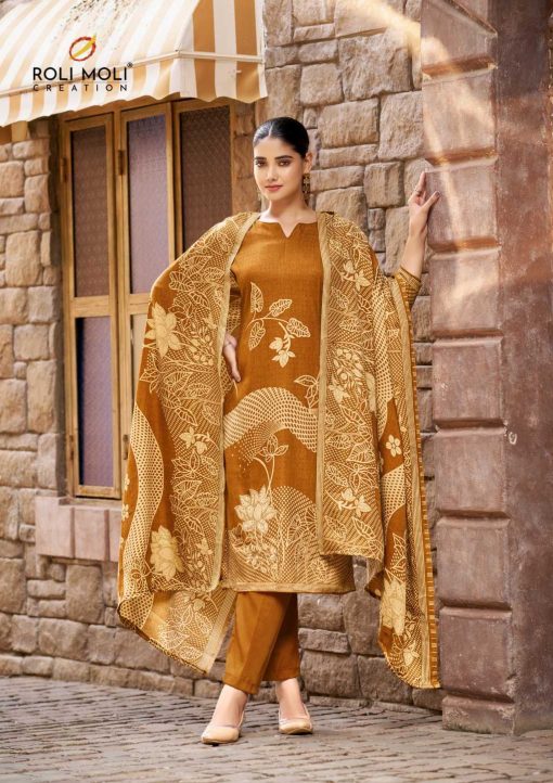 Roli Moli Safina Pashmina Salwar Suit Catalog 8 Pcs - Image 5