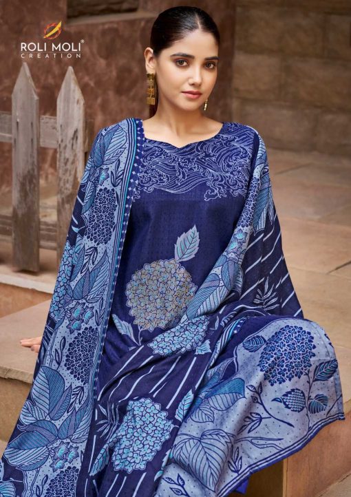 Roli Moli Safina Pashmina Salwar Suit Catalog 8 Pcs - Image 7