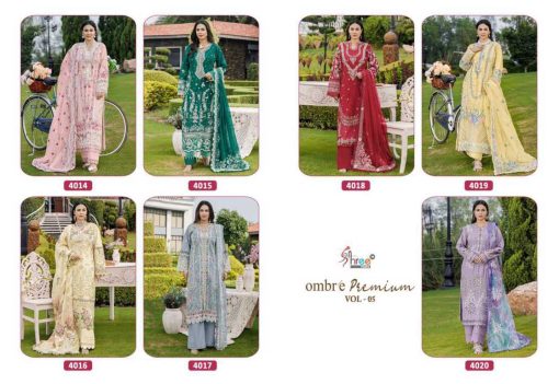 Shree Fabs Ombre Premium Vol 5 Cotton Salwar Suit Catalog 7 Pcs - Image 11