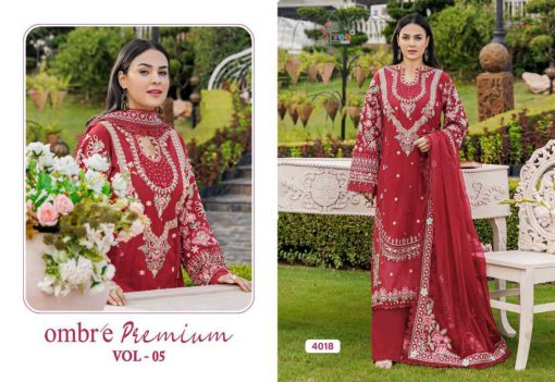 Shree Fabs Ombre Premium Vol 5 Cotton Salwar Suit Catalog 7 Pcs - Image 9
