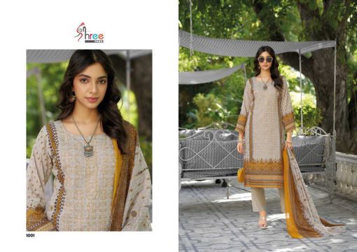 Shree Fabs Riwayat Lawn Embroidered Collection Cotton Salwar Suit Catalog 4 Pcs - Image 5