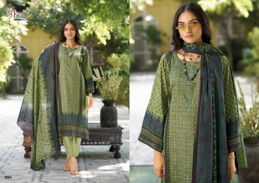 Shree Fabs Riwayat Lawn Embroidered Collection Cotton Salwar Suit Catalog 4 Pcs - Image 9