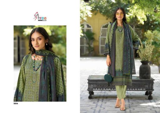 Shree Fabs Riwayat Lawn Embroidered Collection Cotton Salwar Suit Catalog 4 Pcs - Image 10