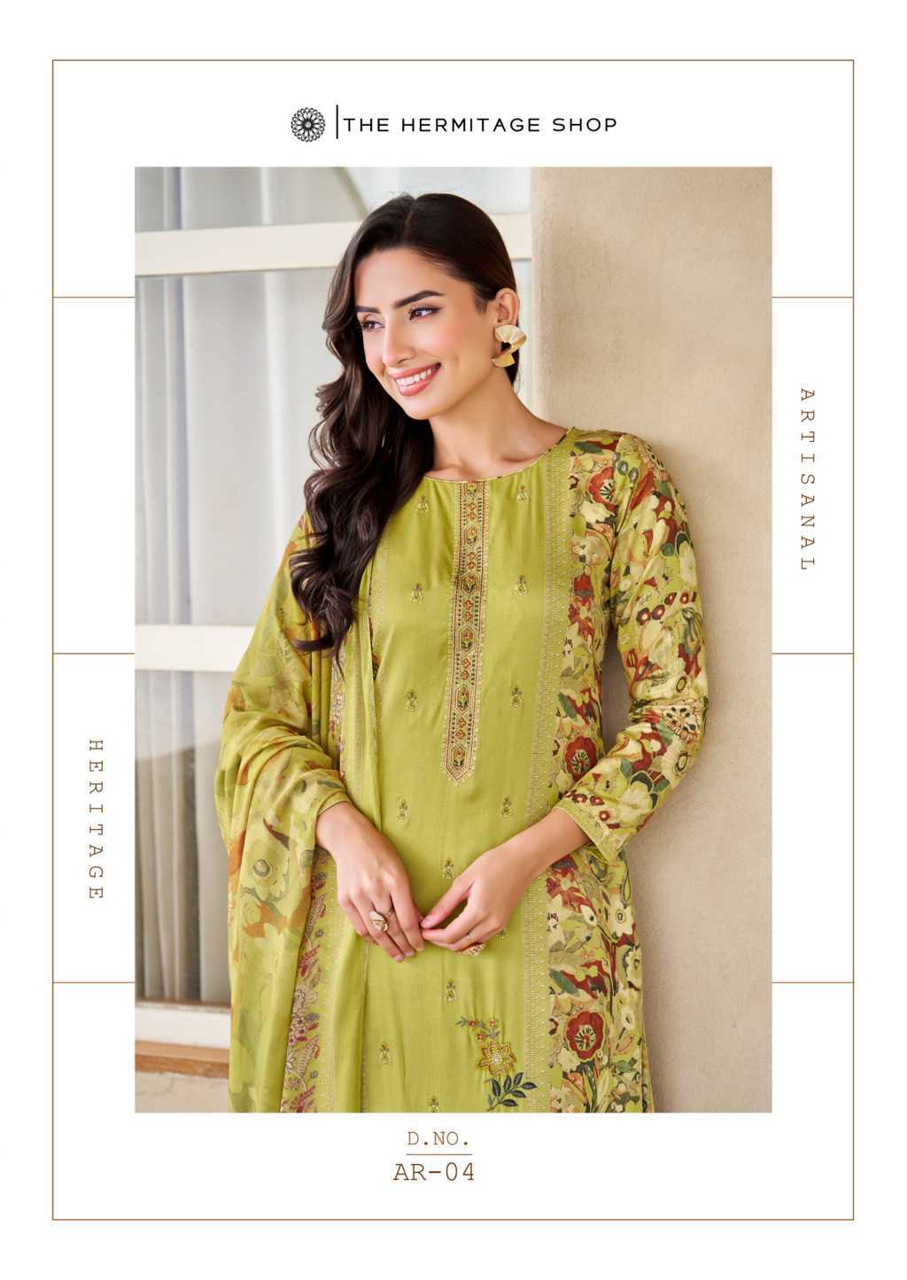 The Heritage Shop Aaranya Viscose Salwar Suit Catalog 6 Pcs (13) The Heritage Shop Aaranya Viscose Salwar Suit Catalog 6 Pcs - Image 14