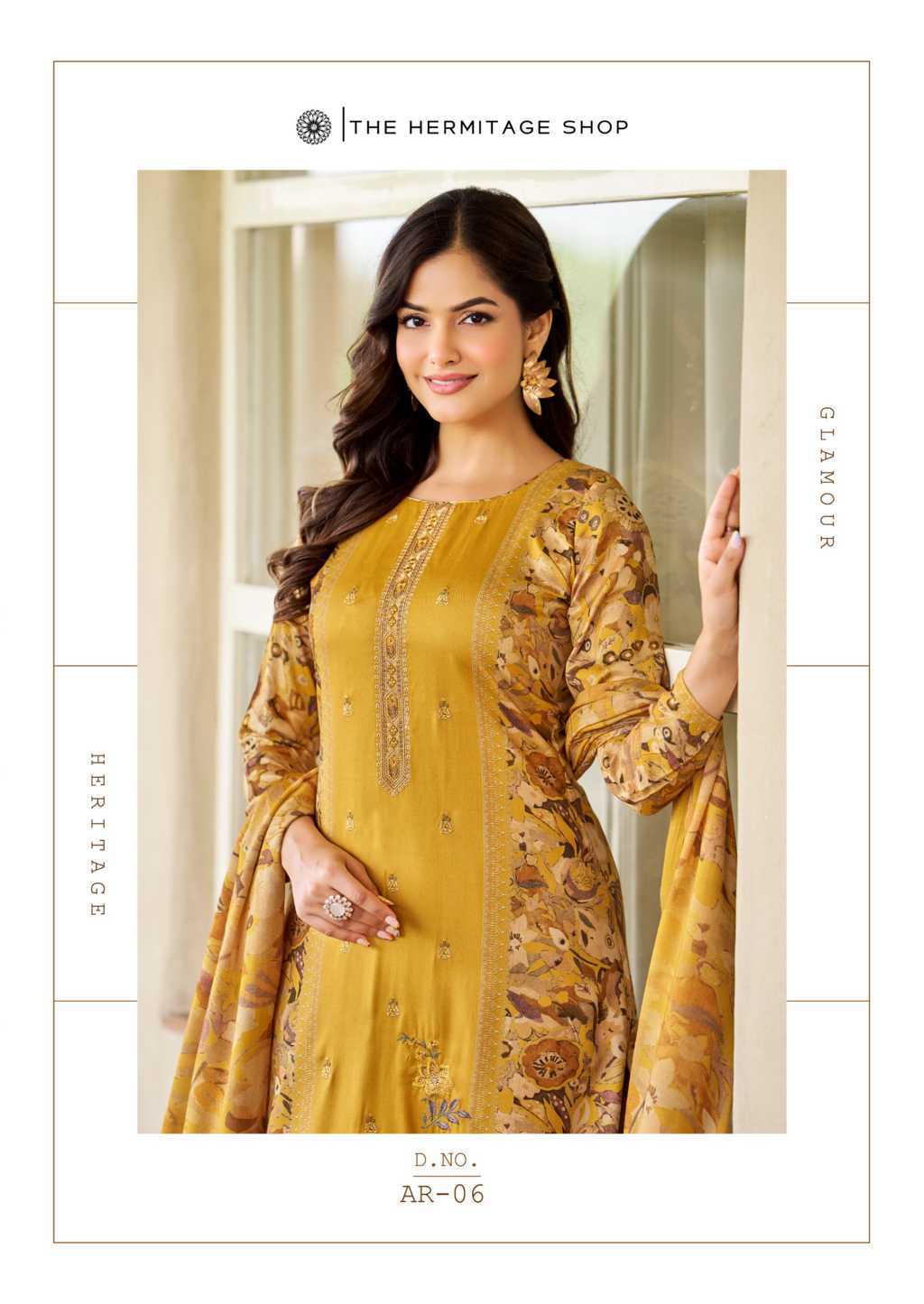 The Heritage Shop Aaranya Viscose Salwar Suit Catalog 6 Pcs (18) The Heritage Shop Aaranya Viscose Salwar Suit Catalog 6 Pcs - Image 19