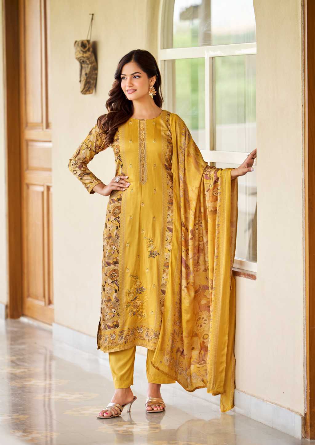 The Heritage Shop Aaranya Viscose Salwar Suit Catalog 6 Pcs (2) The Heritage Shop Aaranya Viscose Salwar Suit Catalog 6 Pcs - Image 3