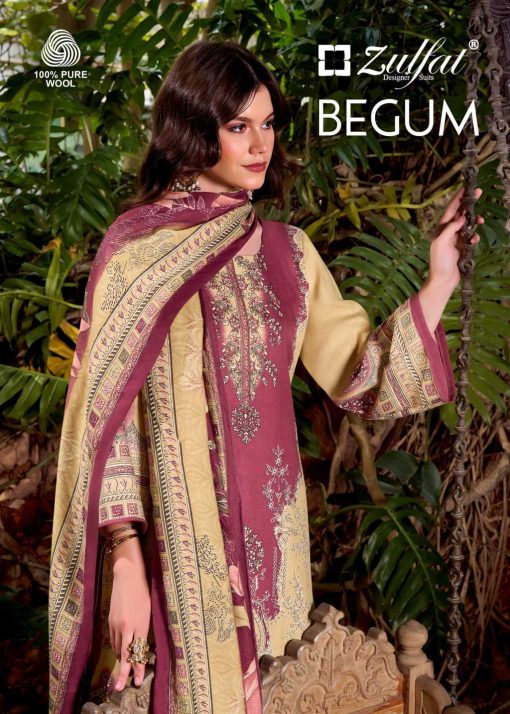 Zulfat Begum by Belliza Pashmina Salwar Suit Catalog 6 Pcs - Image 2