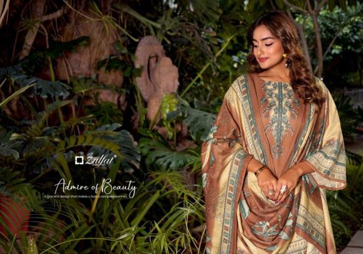 Zulfat Begum by Belliza Pashmina Salwar Suit Catalog 6 Pcs - Image 3