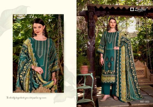 Zulfat Begum by Belliza Pashmina Salwar Suit Catalog 6 Pcs - Image 5