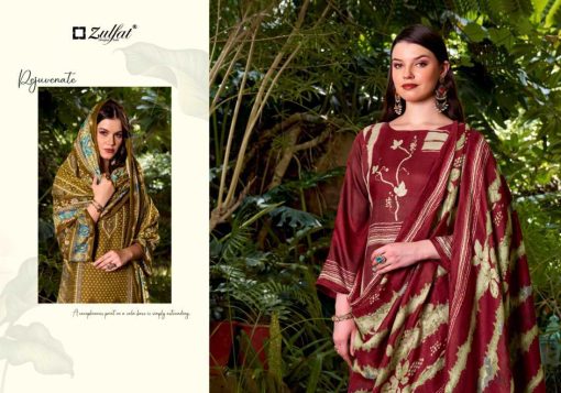 Zulfat Begum by Belliza Pashmina Salwar Suit Catalog 6 Pcs - Image 6