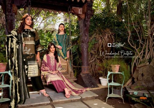 Zulfat Begum by Belliza Pashmina Salwar Suit Catalog 6 Pcs - Image 8