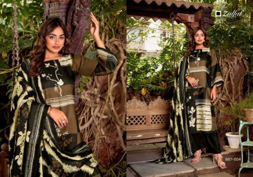 Zulfat Begum by Belliza Pashmina Salwar Suit Catalog 6 Pcs - Image 9