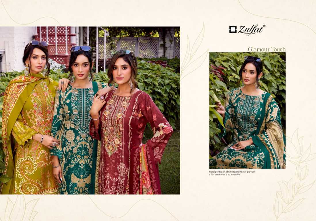 Zulfat Jannat by Belliza Pashmina Salwar Suit Catalog 6 Pcs (10) Zulfat Jannat by Belliza Pashmina Salwar Suit Catalog 6 Pcs - Image 11