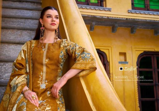 Zulfat Kalamkari by Belliza Pashmina Salwar Suit Catalog 6 Pcs - Image 4