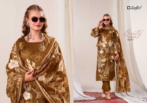 Zulfat Latifa by Belliza Cotton Salwar Suit Catalog 4 Pcs - Image 4