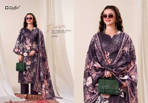 Zulfat Latifa by Belliza Cotton Salwar Suit Catalog 4 Pcs - Image 5