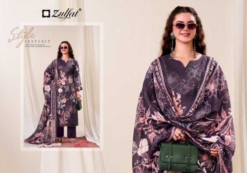 Zulfat Latifa by Belliza Cotton Salwar Suit Catalog 4 Pcs - Image 6