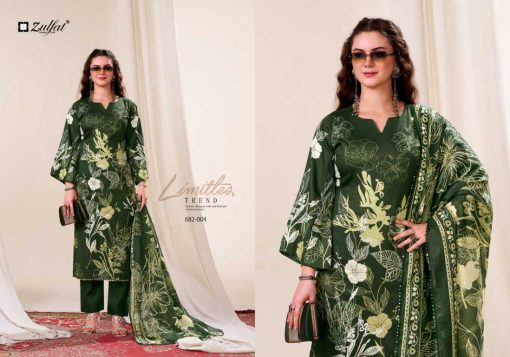 Zulfat Latifa by Belliza Cotton Salwar Suit Catalog 4 Pcs - Image 8