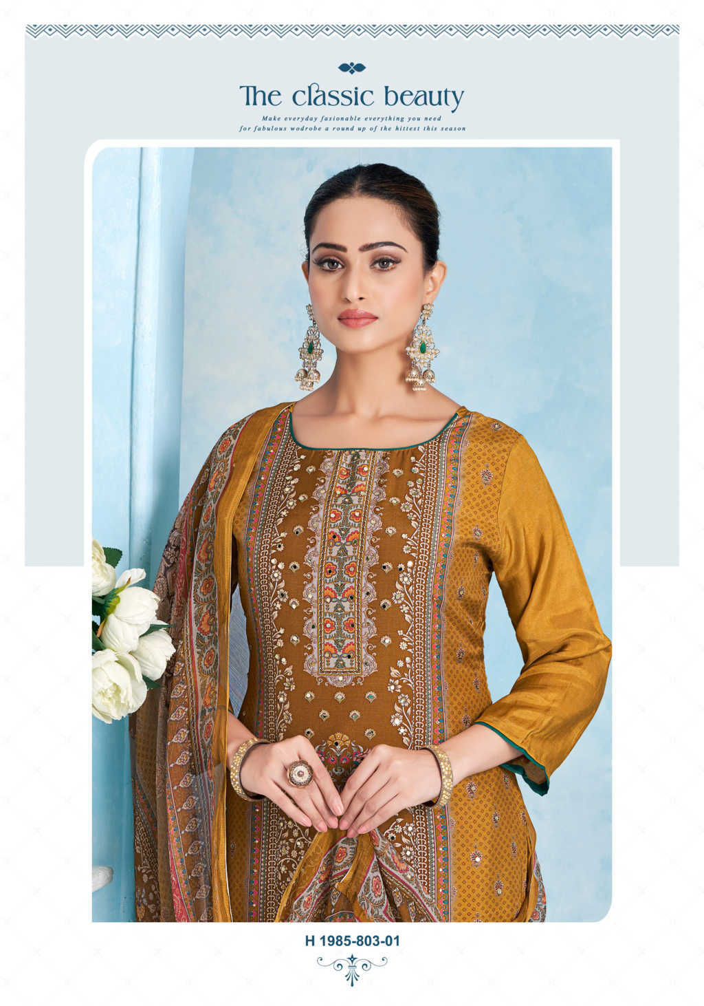 Alok Crazy Vol 3 Viscose Salwar Suit Catalog 6 Pcs (4) Alok Crazy Vol 3 Viscose Salwar Suit Catalog 6 Pcs - Image 5