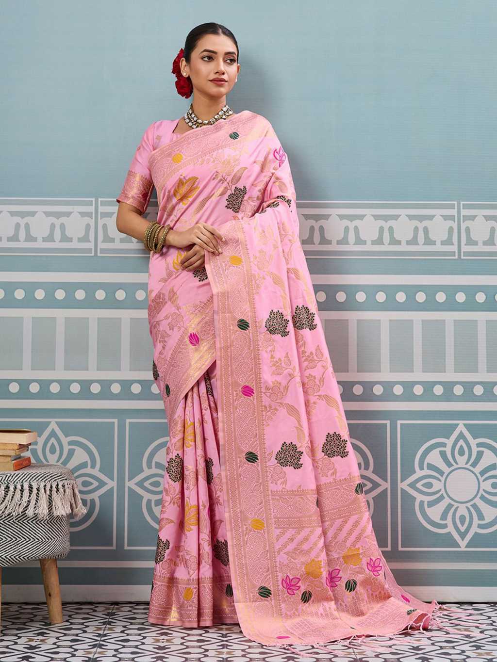Astita Swarnika Vol 2 Banarasi Silk Saree Sari Catalog 6 Pcs (1) Astita Swarnika Vol 2 Silk Saree Sari Catalog 6 Pcs - Image 2