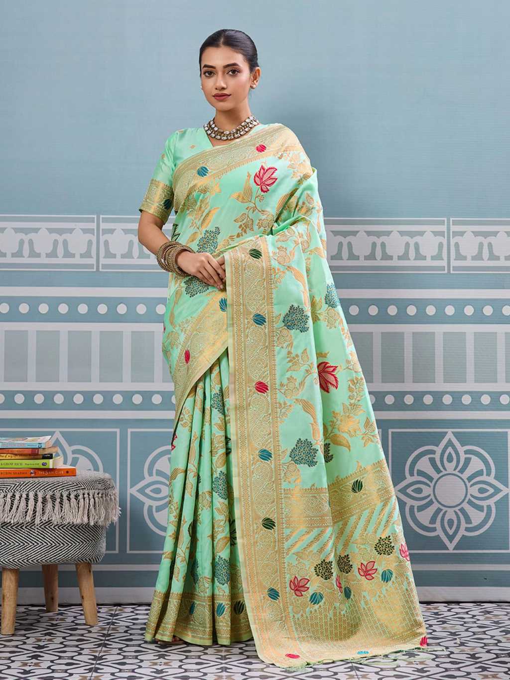 Astita Swarnika Vol 2 Banarasi Silk Saree Sari Catalog 6 Pcs (2) Astita Swarnika Vol 2 Silk Saree Sari Catalog 6 Pcs - Image 3