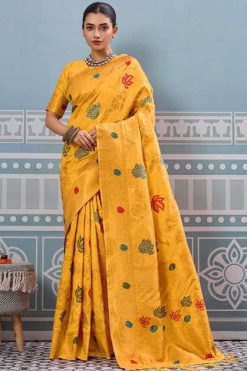 Astita Swarnika Vol 2 Banarasi Silk Saree Sari Catalog 6 Pcs 247x371 - Surat Fabrics