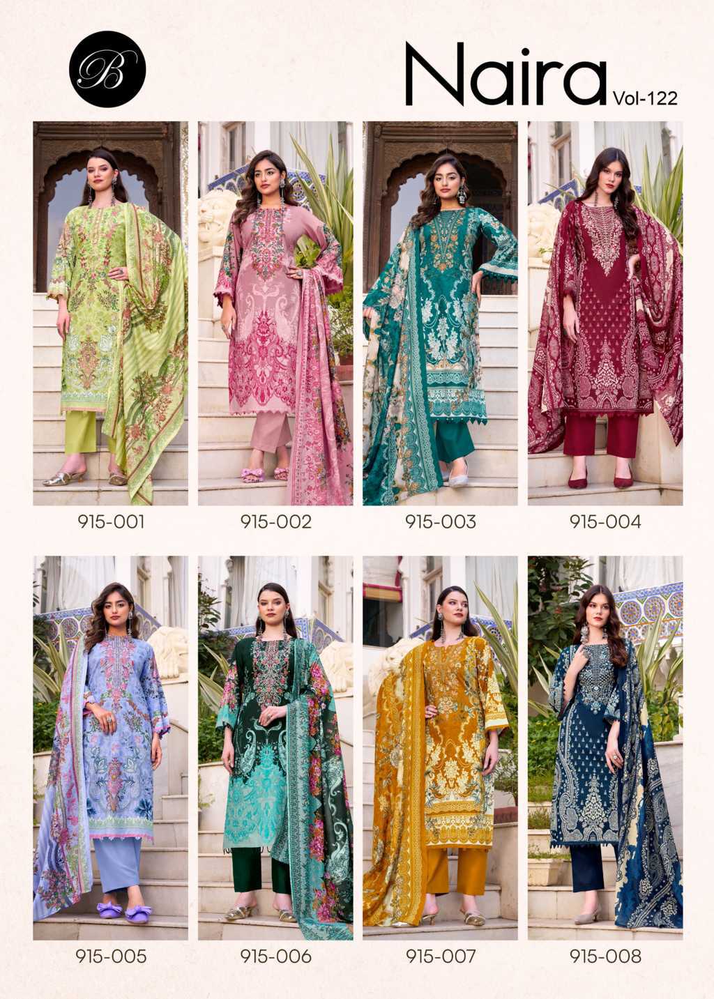 Belliza Naira Vol 122 Cotton Salwar Suit Catalog 8 Pcs (13) Belliza Naira Vol 122 Cotton Salwar Suit Catalog 8 Pcs - Image 14